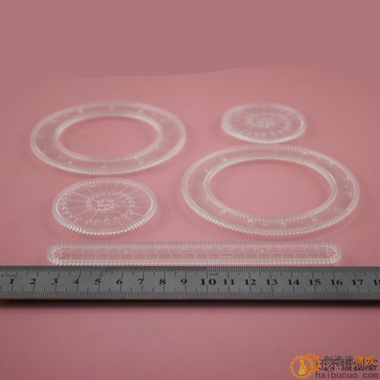 B192 22P明 万花尺 多变花尺 创意花尺 科技积木零件 玩具配件