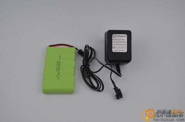 for arduino uno供电套装7.2v  700毫安镍镉电池组充电器