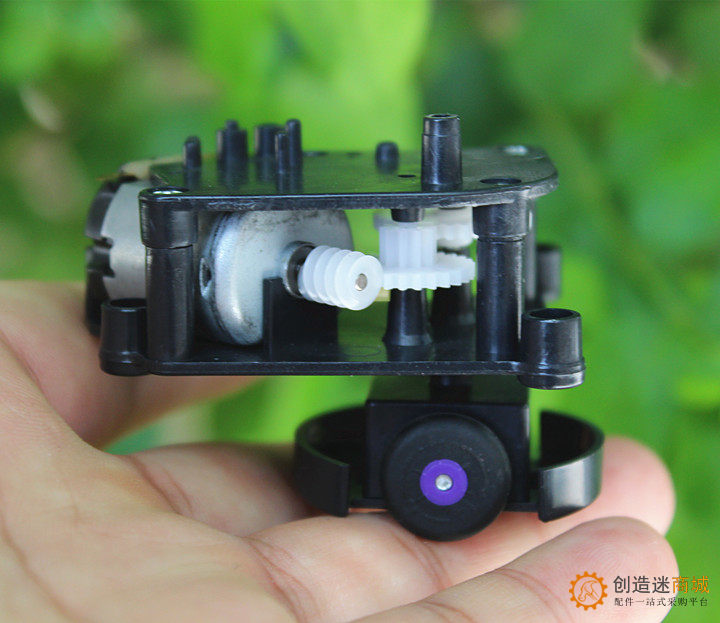 玩具小车机芯带130减速电机小车轮 物美价廉 DIY配件