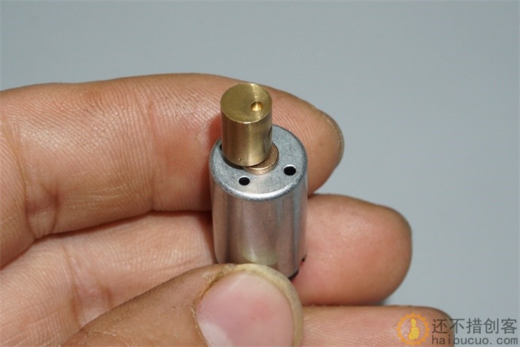 1.5V-3V微型振动电机 1220电机带黄铜偏心轮 美容按摩器12mm马达