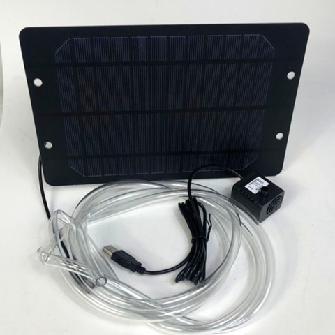 太阳能板6V5w 太阳能水泵 USB 潜水泵 鱼缸循环泵送2米水管