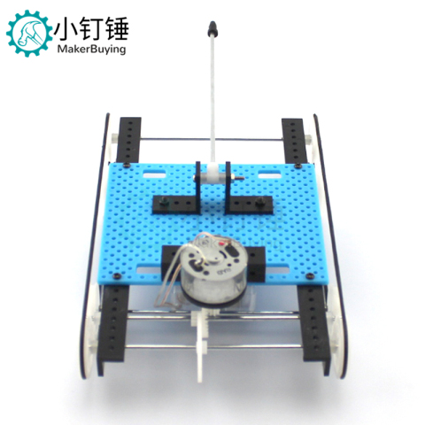 趣味坦克套件1号 儿童diy制作 自制手工坦克材料 小发明材料包