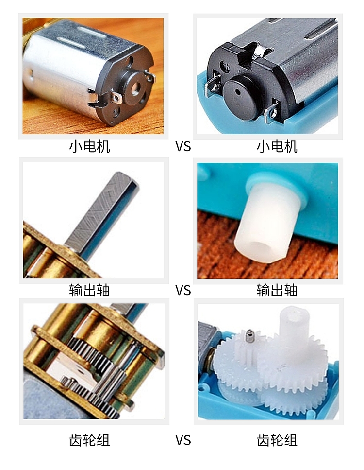 迷你微型直流减速电机马达最小减速电机玩具配件发动机diy