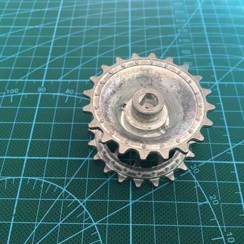 恒龙3818 德国虎式坦克金属驱动轮备件