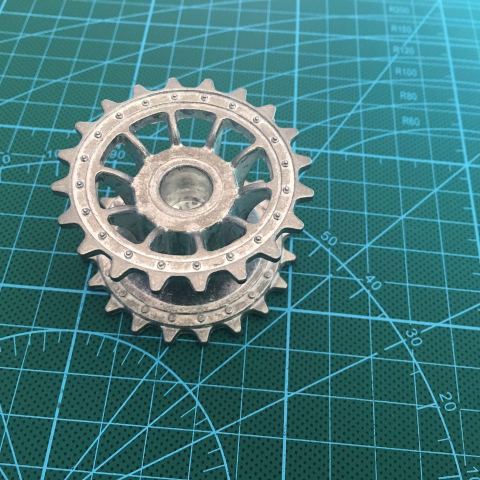 恒龙3818 德国虎式坦克金属驱动轮备件