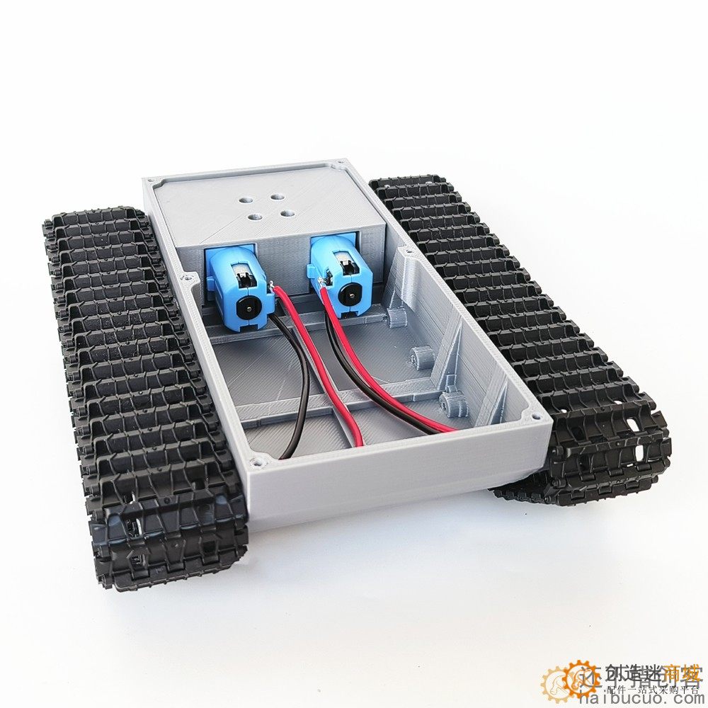 履带底盘坦克智能diy攀爬小车机器人玩具3D打印升级配件TT马达版