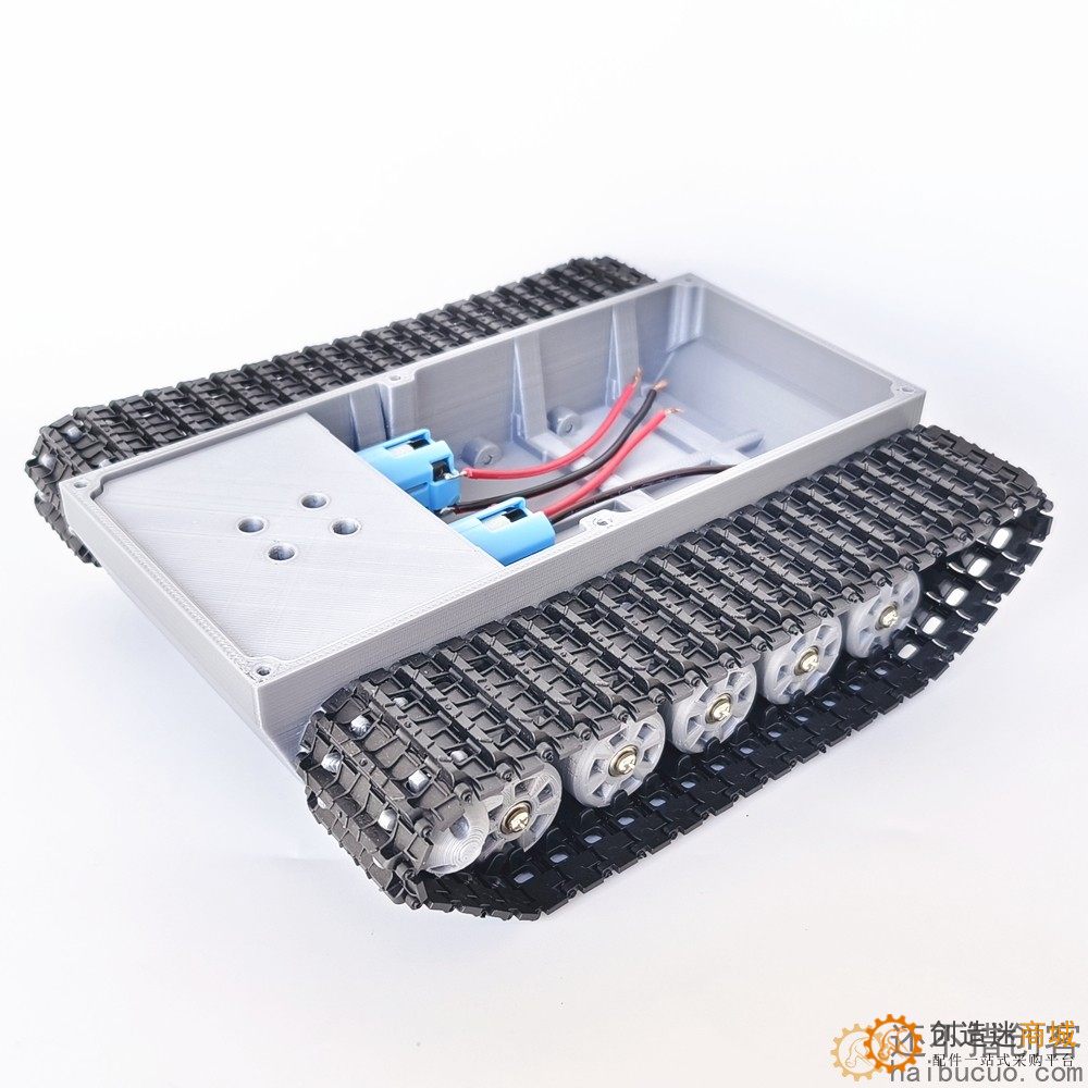 履带底盘坦克智能diy攀爬小车机器人玩具3D打印升级配件TT马达版