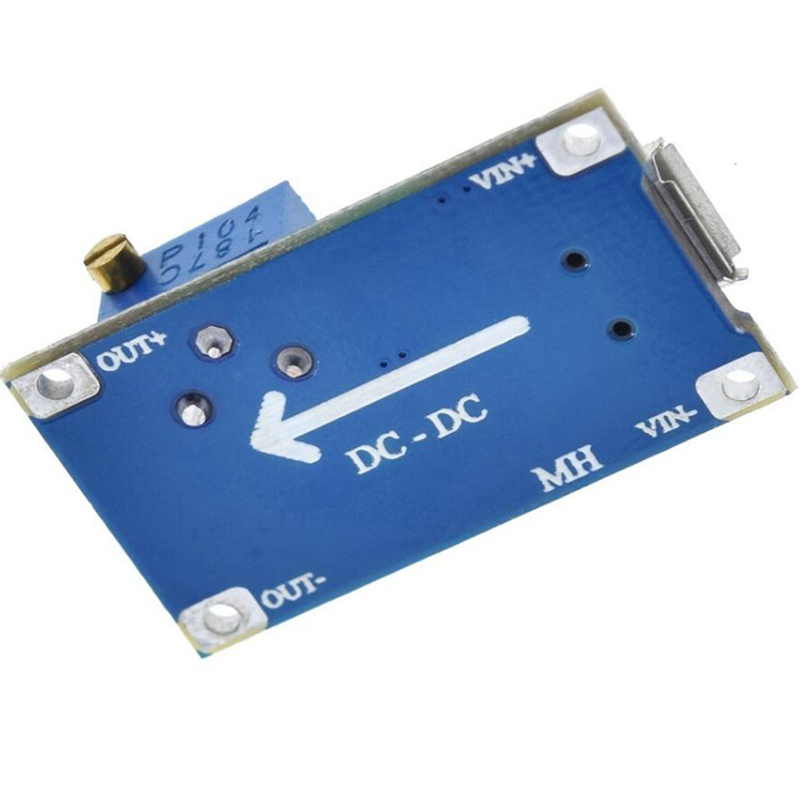2a升压板 DC-DC升压模块 宽压输入2/24V升5/9/12/28V可调 2577