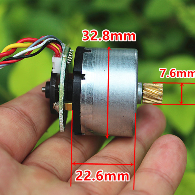 520测速直流马达码盘霍尔编码器AB相DC12V有刷直流永磁电机