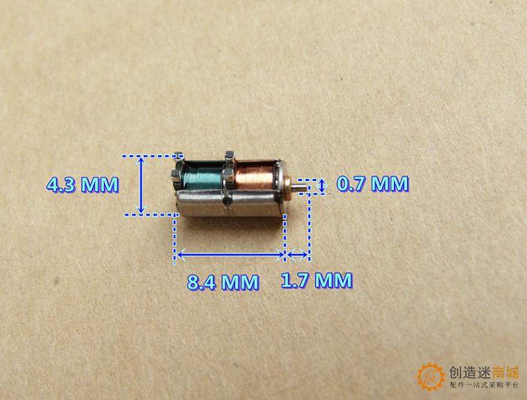 日本（三洋） 二相四线 超微型 4MM 精密精美 步进电机