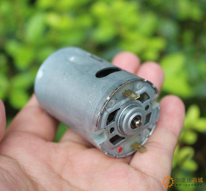 前滚珠轴承 DC12V-18V 高速大扭力545电机 便携式手电钻电机