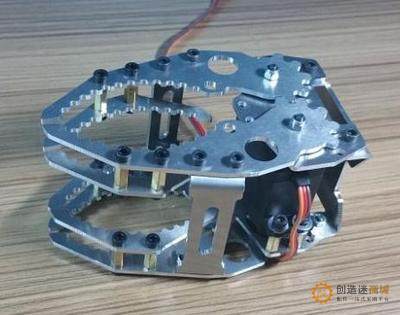 SNM-400 金属铝合金机械手机械手抓臂爪带舵机