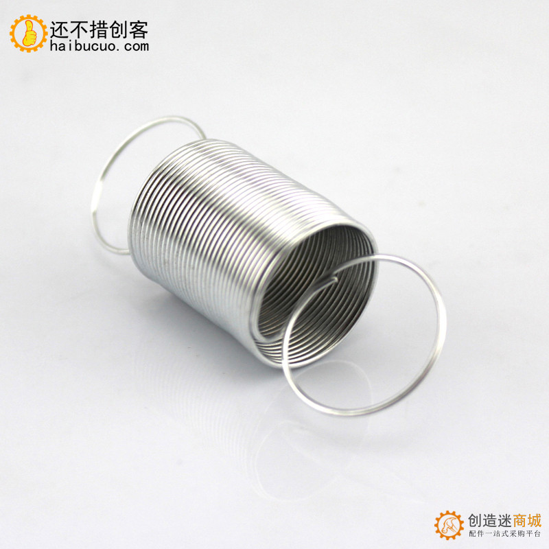 科学实验小拉簧 科学实验材料 5N弹簧 拉力实验配件 大耳拉簧 diy