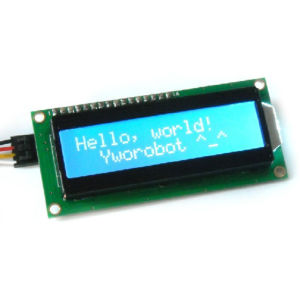 1602A 蓝屏+Arduino IIC/I2C 电平转换模块 温度计 液晶屏