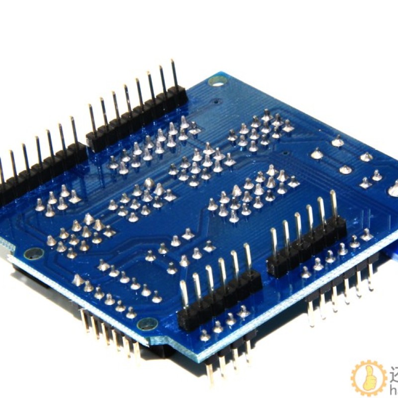 UNO R3 v5扩展板 sensor shield v5.0 电子积木 蓝色版