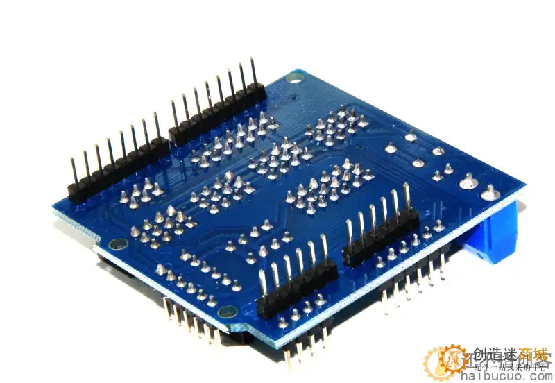 UNO R3 v5扩展板 sensor shield v5.0 电子积木 蓝色版