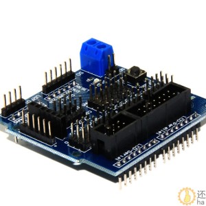 UNO R3 v5扩展板 sensor shield v5.0 电子积木 蓝色版