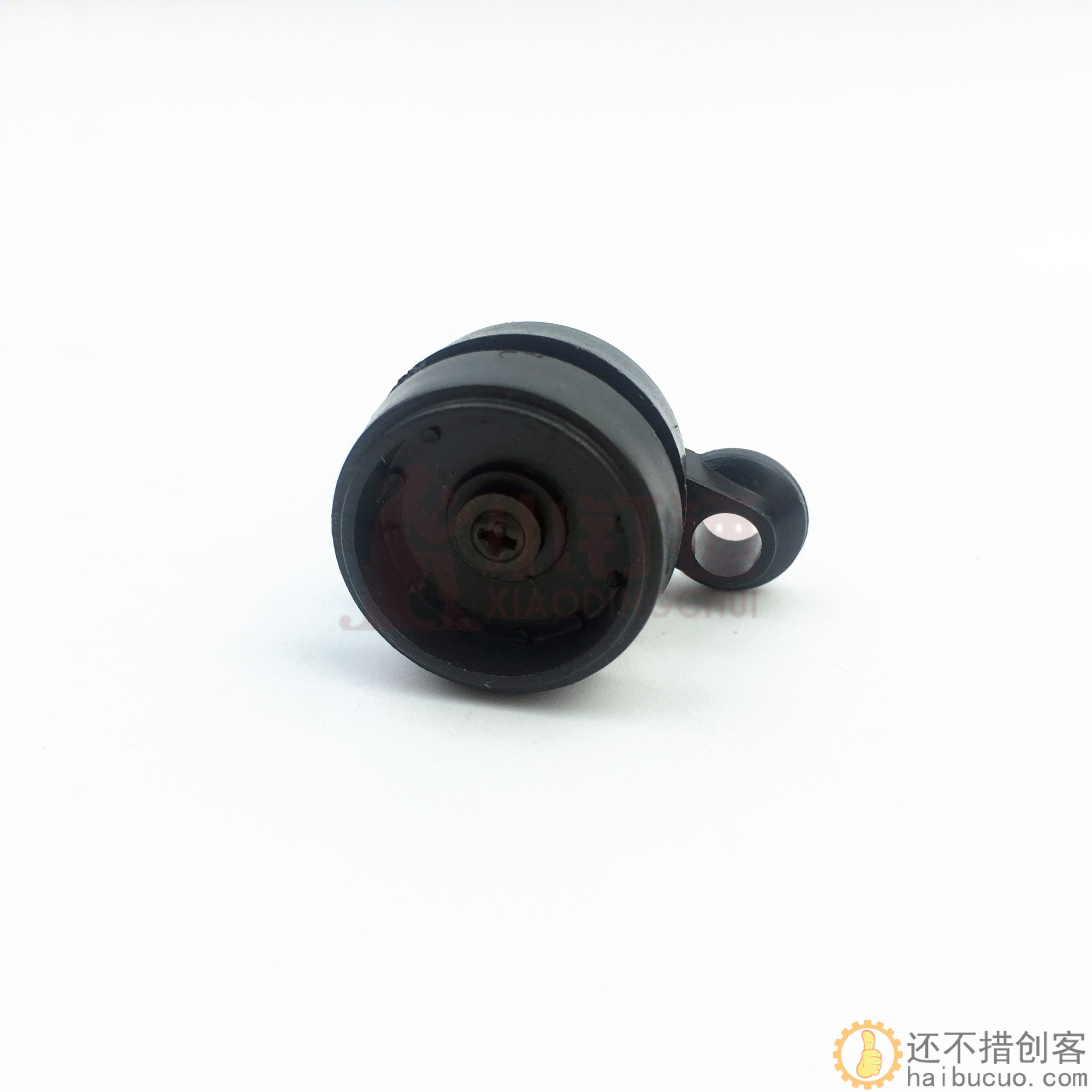 小型减震坦克底盘从动轮带摇杆