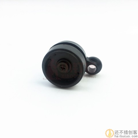 小型减震坦克底盘从动轮带摇杆