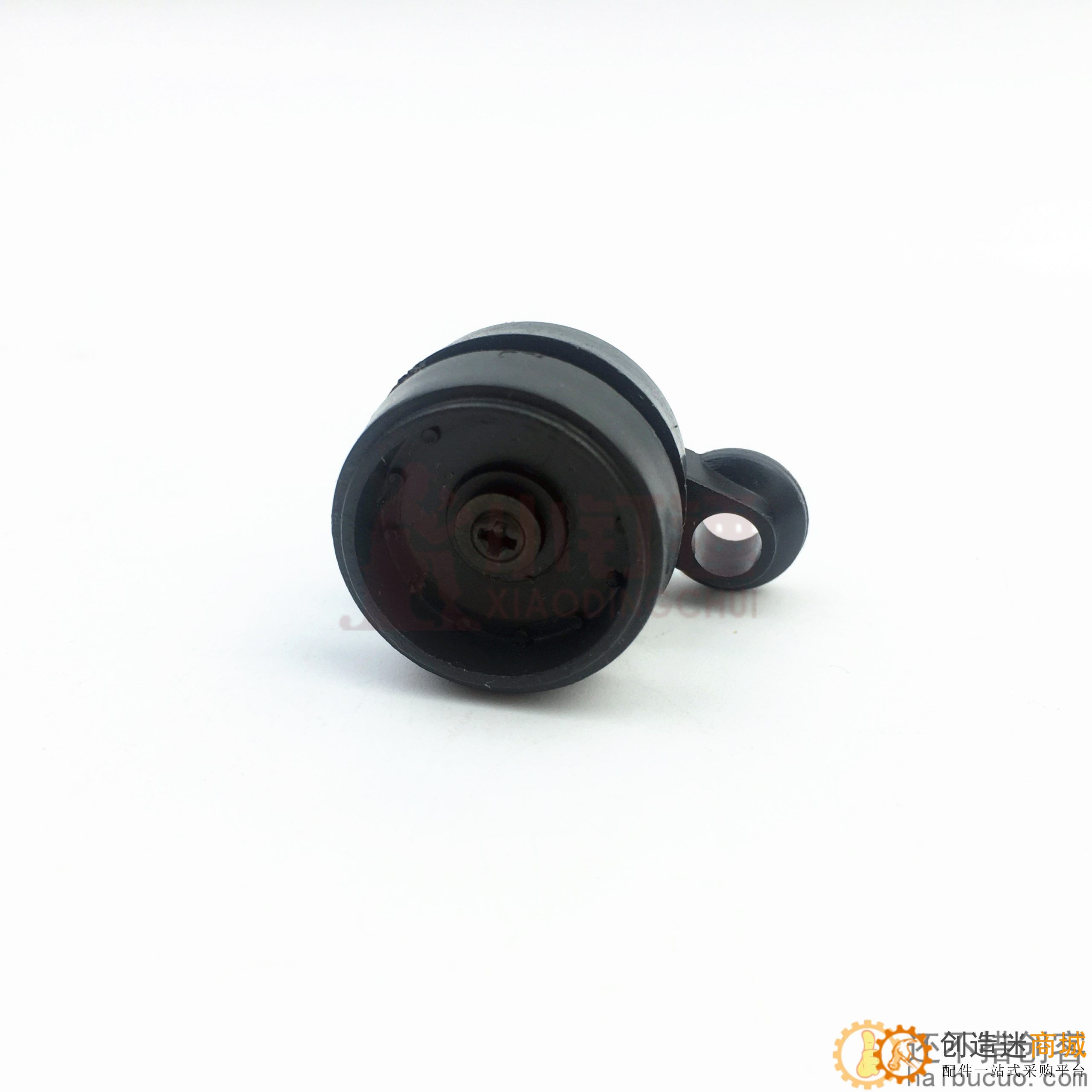小型减震坦克底盘从动轮带摇杆