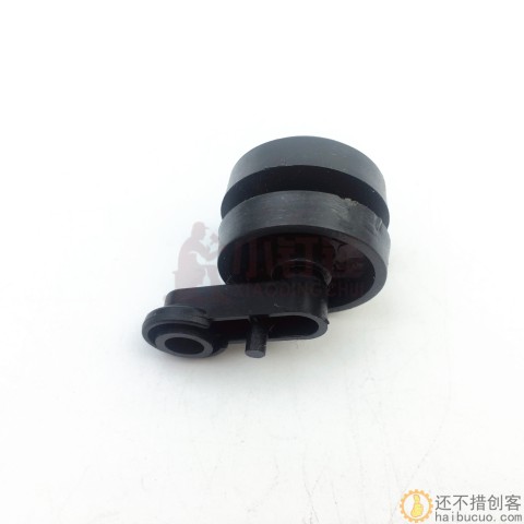 小型减震坦克底盘从动轮带摇杆