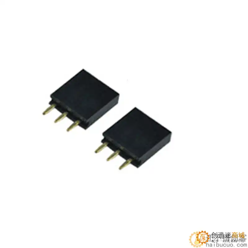 2.54MM间距 排母 单排母 排针插座 1*2P3P