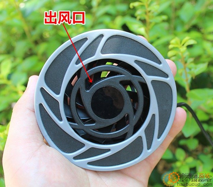手机散热器降温小风扇 微风静音仪器设备散热风扇 USB插头供电