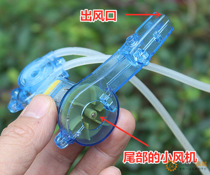 泡泡枪配件含蠕动泵小风机