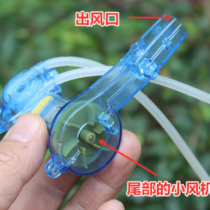 泡泡枪配件含蠕动泵小风机