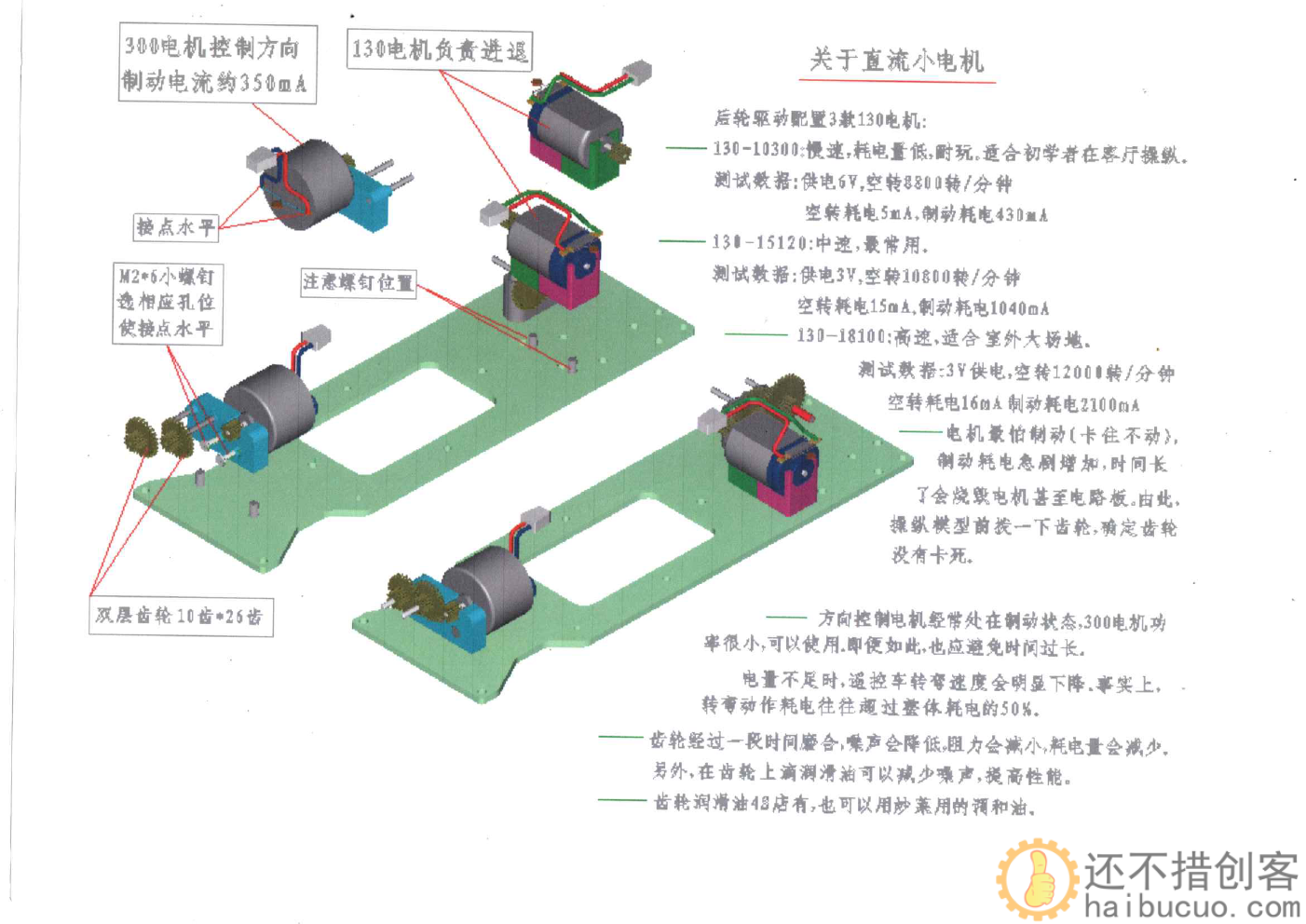 SNP106 金属齿轮转向遥控小车套装组装教程
