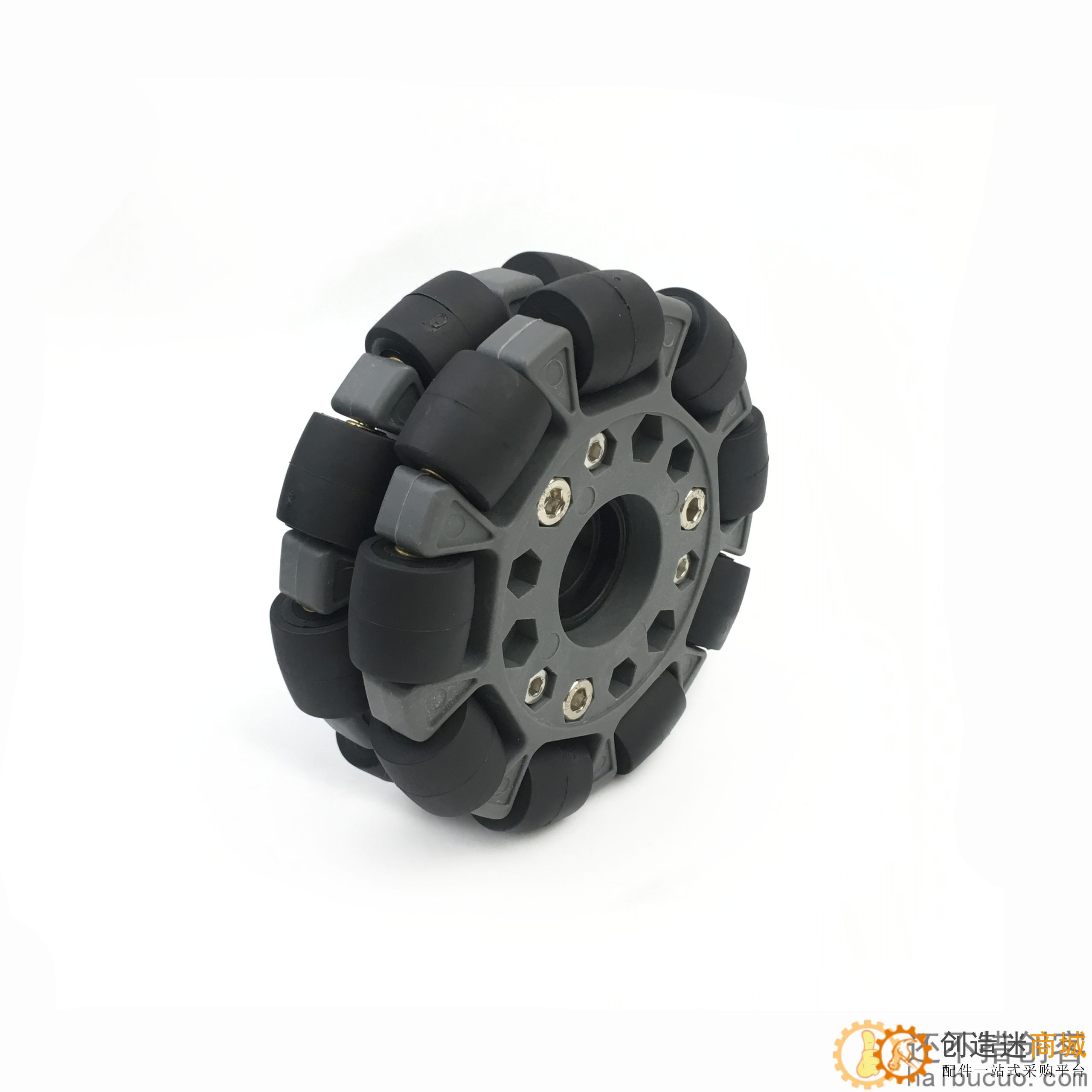 全向轮麦克纳姆轮 4寸100mm 双尼龙橡胶 机器人大赛轮子Robocup