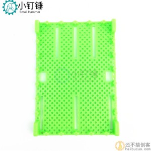 85120面板 车模坦克模型玩具塑料底板车架 多功能多孔面板DIY配件