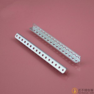 60/80mm铁杆 直角铁杆 多孔铁杆 科技积木零件 直角铁条 铁片 55802B