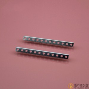 60/80mm铁杆 直角铁杆 多孔铁杆 科技积木零件 直角铁条 铁片 55802B