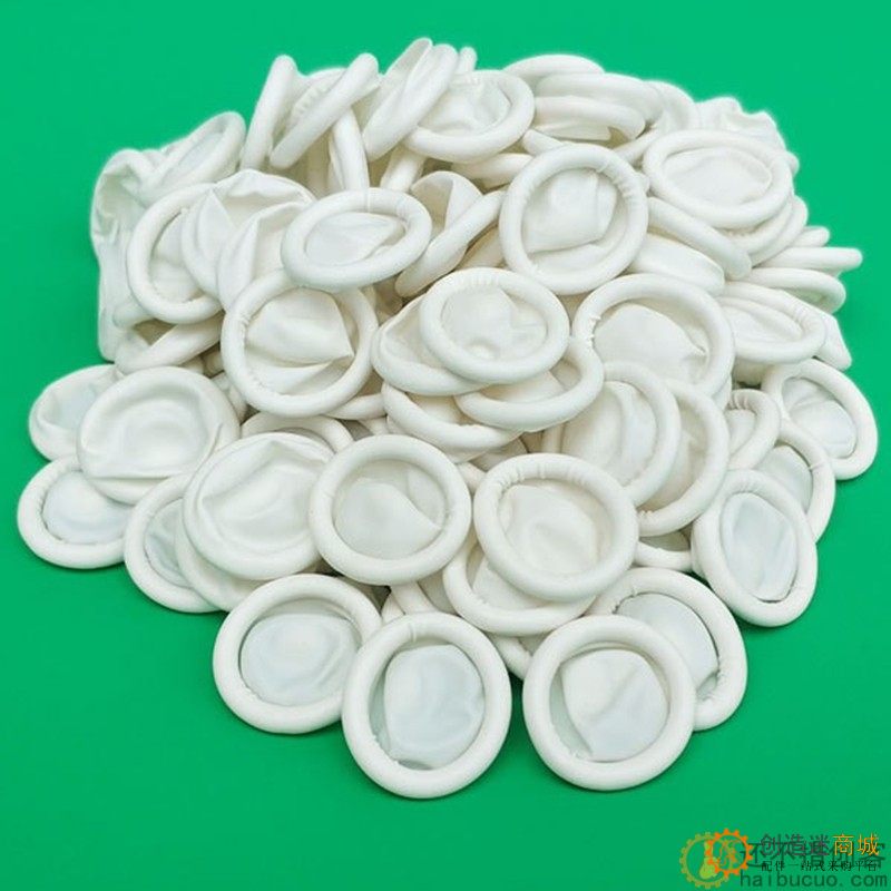 10个天然乳胶指套一次性乳胶手指套适用于 DIY 模型制作
