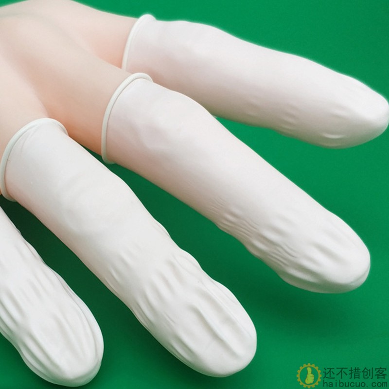 10个天然乳胶指套一次性乳胶手指套适用于 DIY 模型制作