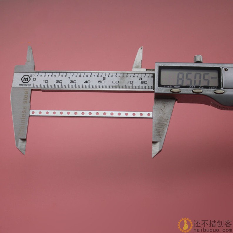 XP85522B 单排槽杆 铁片 铁杆 五金铁件 五金配件 科技积木零件