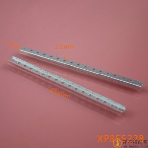 XP85522B 单排槽杆 铁片 铁杆 五金铁件 五金配件 科技积木零件