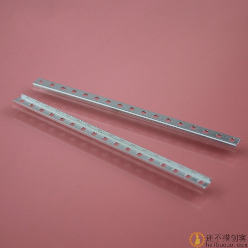 XP85522B 单排槽杆 铁片 铁杆 五金铁件 五金配件 科技积木零件