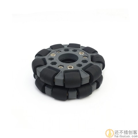 全向轮麦克纳姆轮 4寸100mm 双尼龙橡胶 机器人大赛轮子Robocup