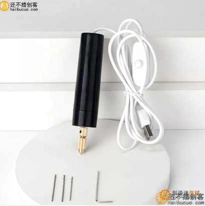 DIY迷你电钻  小电磨微型迷你DIY手电钻模型  打孔USB打磨机T53