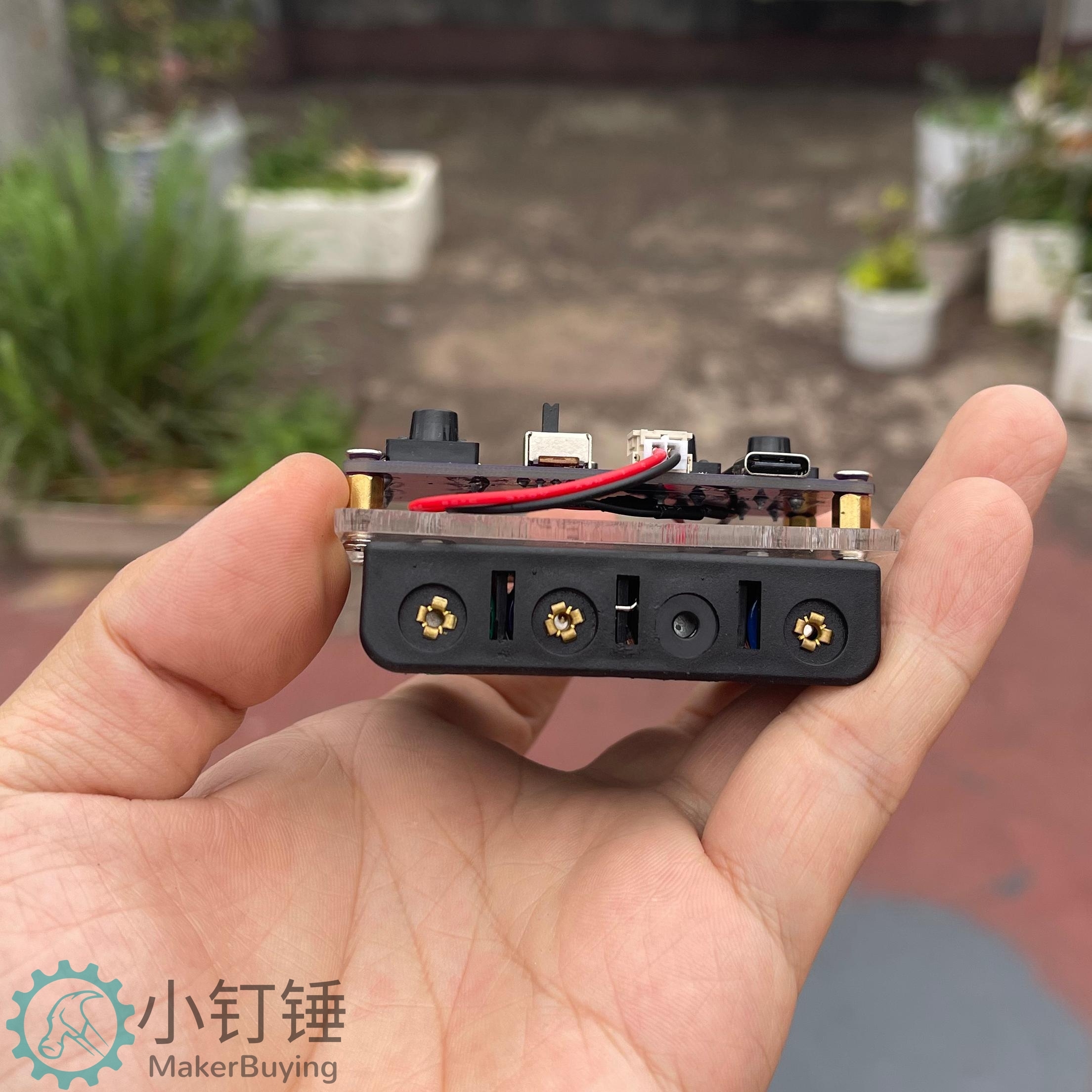 小钉锤C1全拼装差速器小车铝合金3D打印遥控智能创客DIY玩具套件SNP106