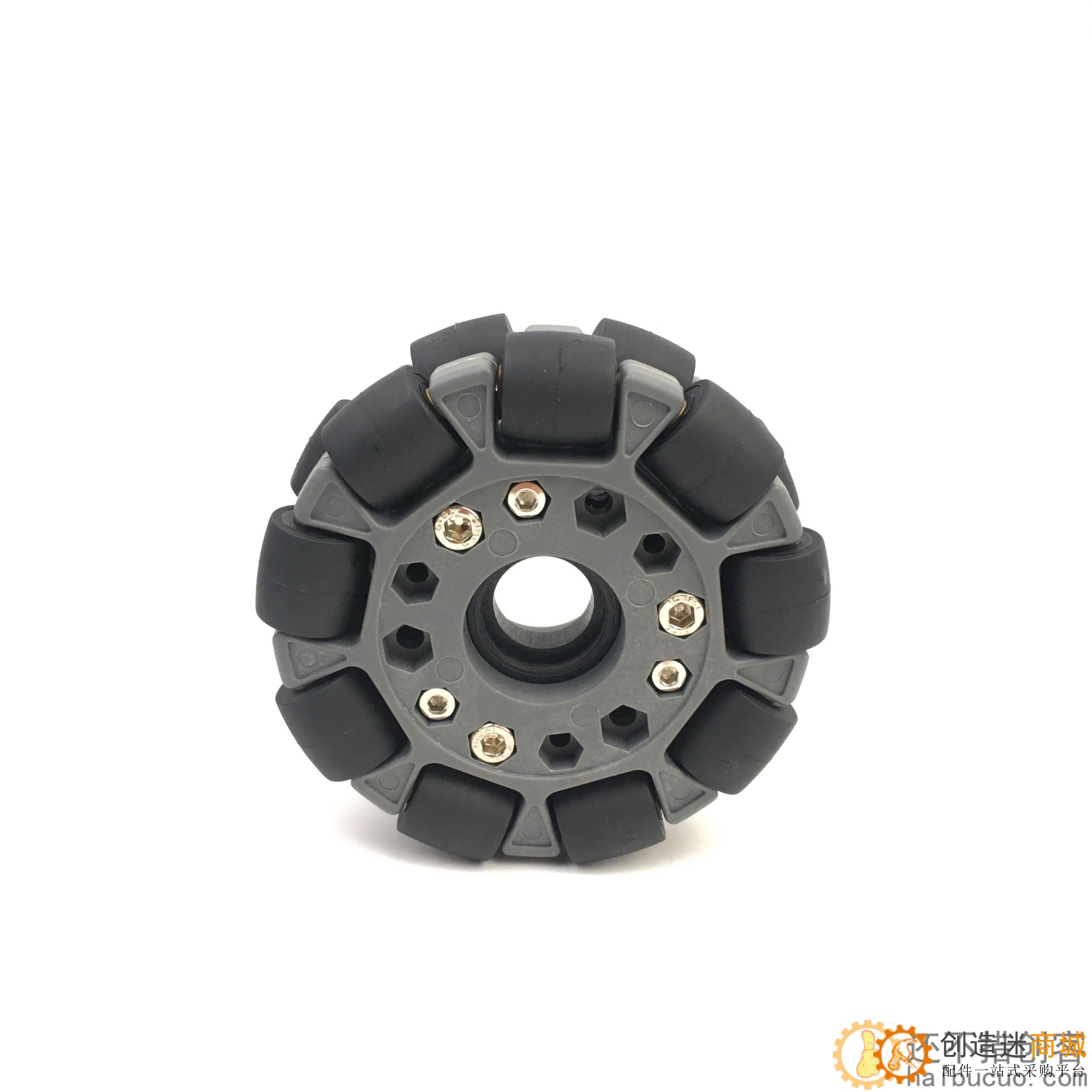 全向轮麦克纳姆轮 4寸100mm 双尼龙橡胶 机器人大赛轮子Robocup