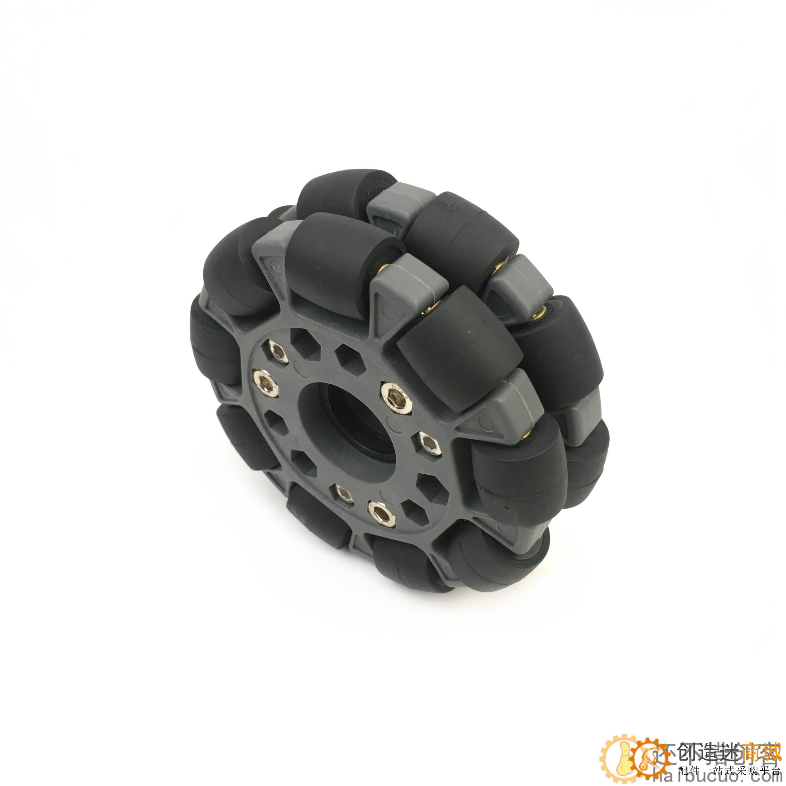 全向轮麦克纳姆轮 4寸100mm 双尼龙橡胶 机器人大赛轮子Robocup