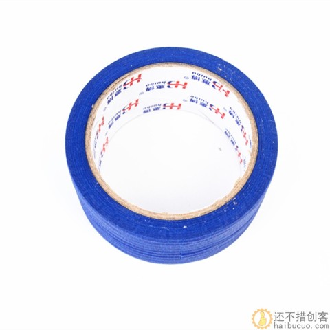 蓝色美纹纸胶纸 用打印机热床平台用 遮蔽耐温美纹纸胶带