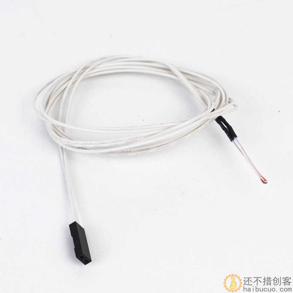 NTC温度传感器带2pin杜邦端100K 3950 3D打印机配件热敏电阻