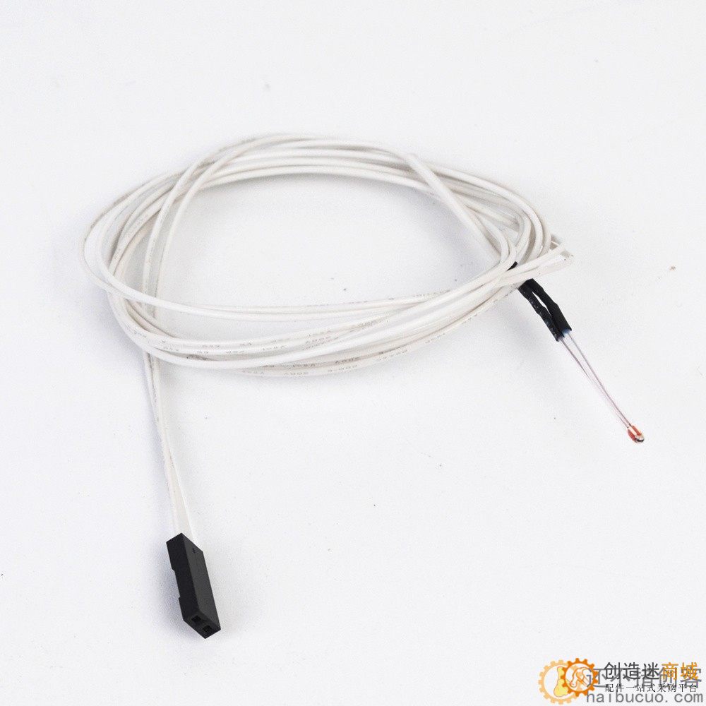 NTC温度传感器带2pin杜邦端100K 3950 3D打印机配件热敏电阻