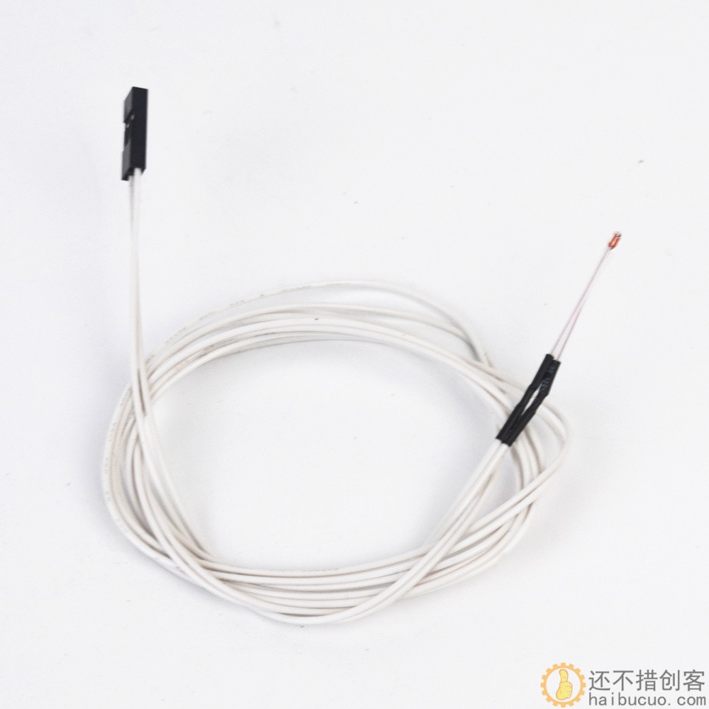 NTC温度传感器带2pin杜邦端100K 3950 3D打印机配件热敏电阻