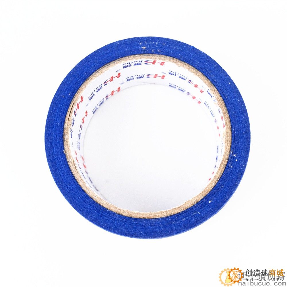 蓝色美纹纸胶纸 用打印机热床平台用 遮蔽耐温美纹纸胶带