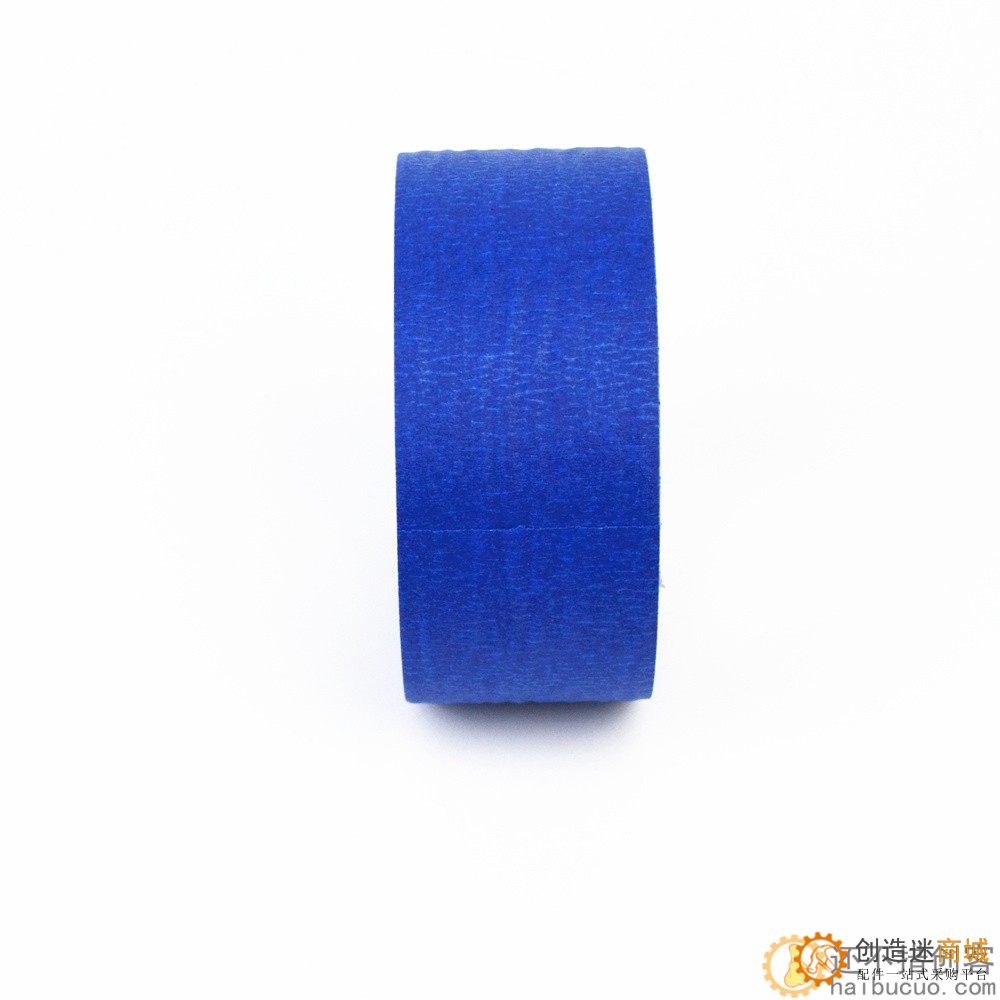 蓝色美纹纸胶纸 用打印机热床平台用 遮蔽耐温美纹纸胶带